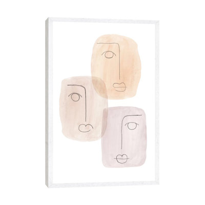 Abstract Boho Faces - Painting on Canvas
