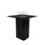 Square Concrete Propane Smokeless Fire Pit Table