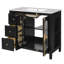 Ensemble de meuble-lavabo simple 36 po avec lavabo sur pied 36 po