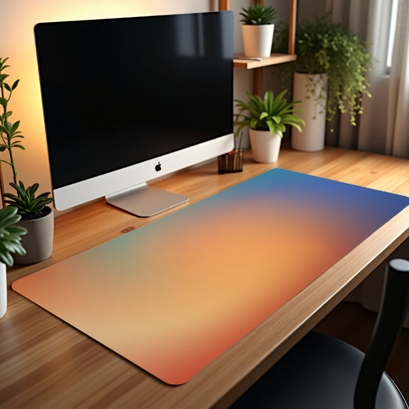 Polyester Desk Pad, 23.6x13.8