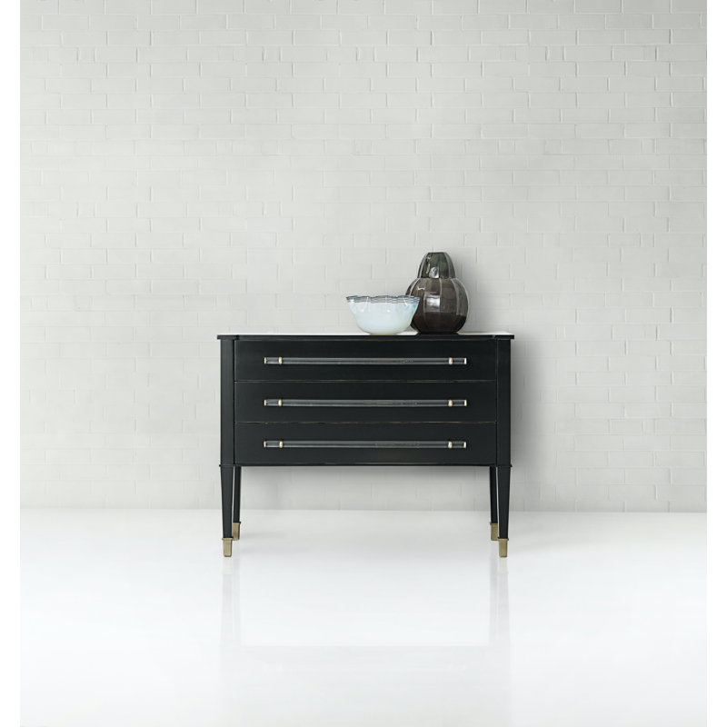 Melange Rowan Chest, Black