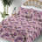Ambesonne Floral Sheet Set Art Wild Poppy Flowers Print Blush Violet and Lilac-109348497
