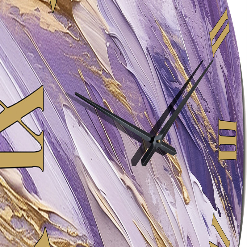 Horloge murale mauve, Petit