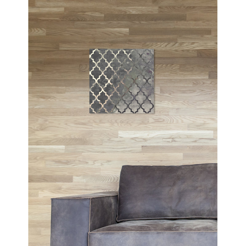 «Oliver Gal Arabesque Silver», impression sur toile tendue, H 12 po x l 12 po