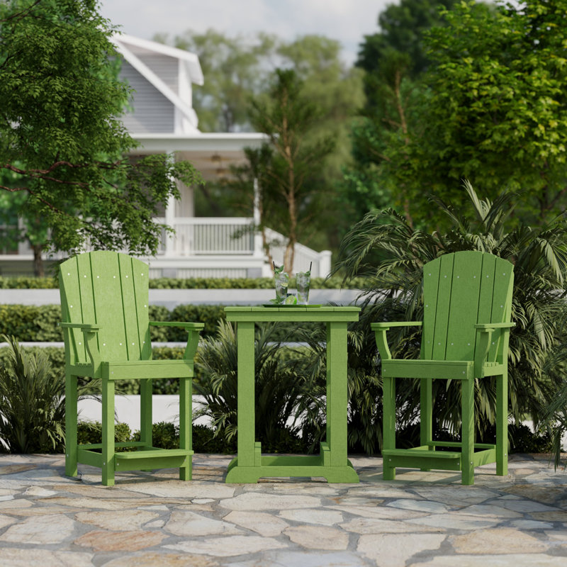 Heritage 3-Piece Patio Set, Lime Green