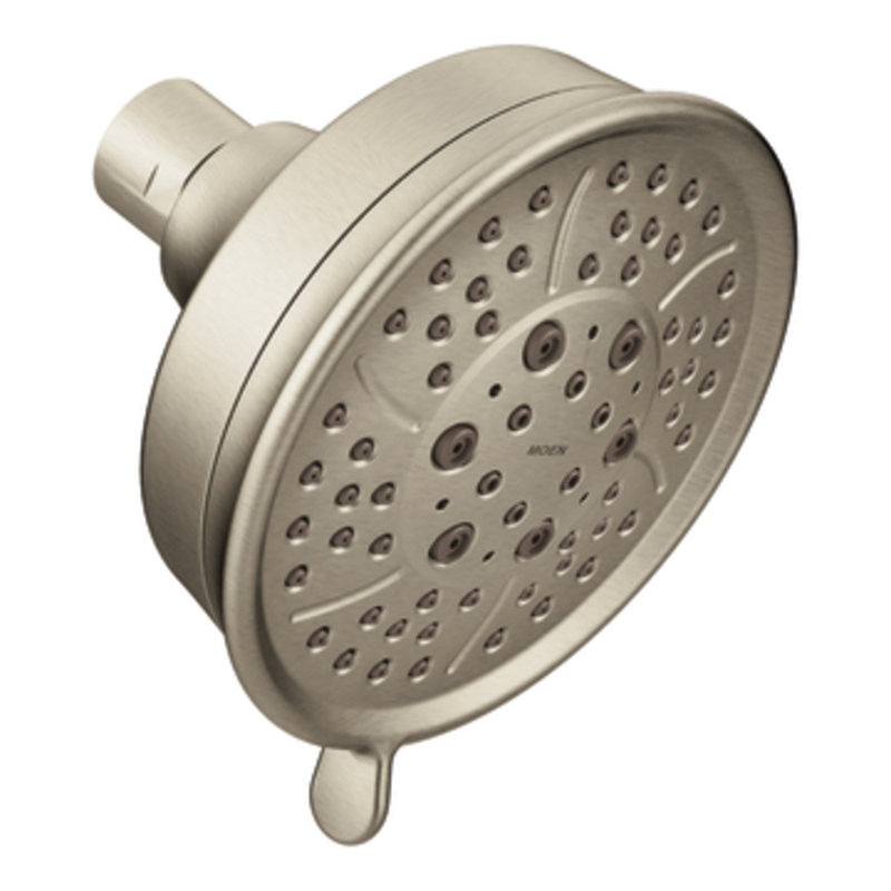 Pomme de douche réglable 2,5 GPM, Nickel brossé