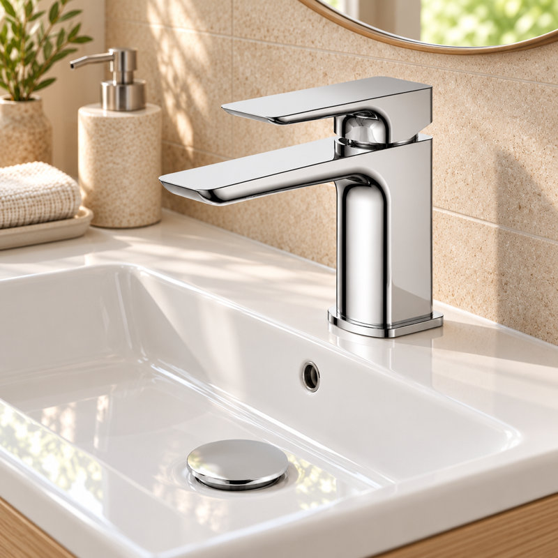 Zella Mono Basin Mixer with Waste