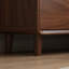 Armoire d'entrée moderne en bois d'hévéa simple