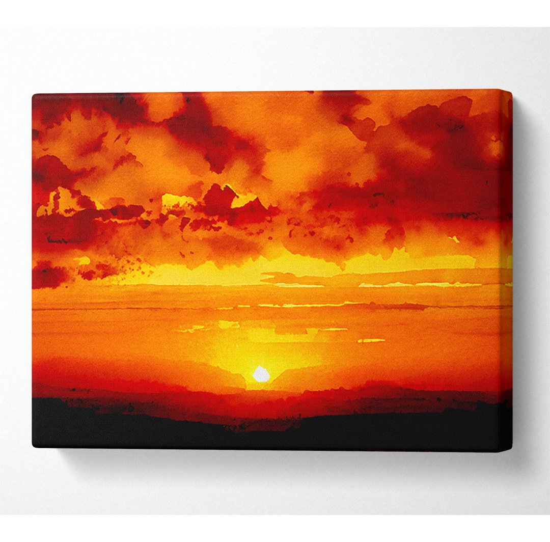 Die Morgensonne bei Tagesanbruch - Kunstdrucke auf Leinwand - Wrapped Canvas