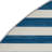 HorizontalStripes Blue Indoor and Outdoor Area Rug-812896857