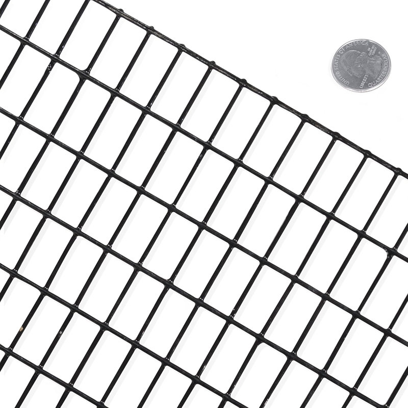 Fil soudé noir de calibre 16 de Fencer Wire avec treillis 0,5 po x 1 po, tailles multiples, H 4 pi l 100 pi