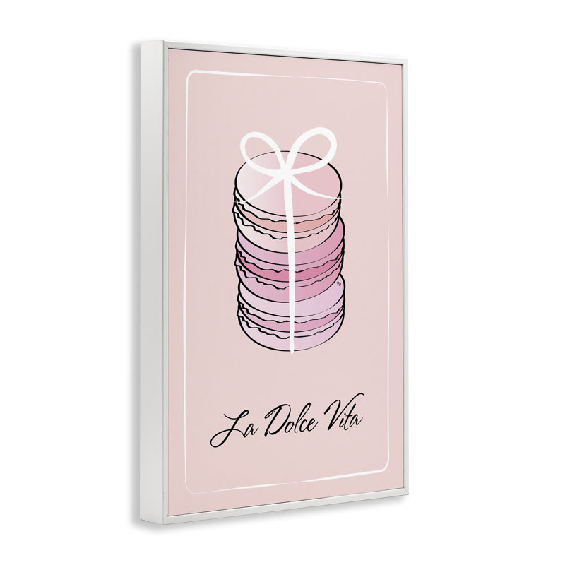 «Life Is Beautiful French Dessert», estampe numérique, design par Martina Pavlova, H 18 po x l 12 po