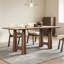 Mid-Century Modern Solid Wood Dining Table-128604394-128604392