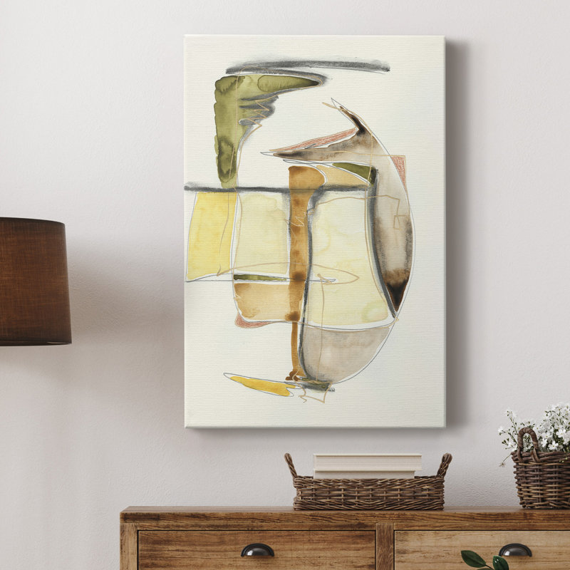 Brown Brown I - peinture sur toile tendue, H 12 po x l 8 po x P 1 po