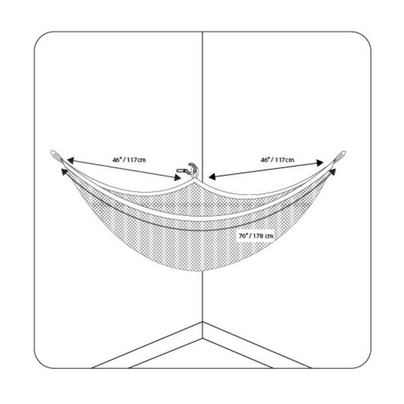 3 Sprouts Toy Hammock for Stuffed Toys - Beige with Hooks