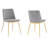 Tortez Velvet Upholstered Metal Side Chair-627103769