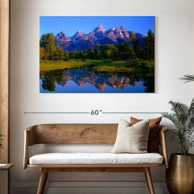 Alvord Dawn At Grand Teton, H 32 po x l 48 po