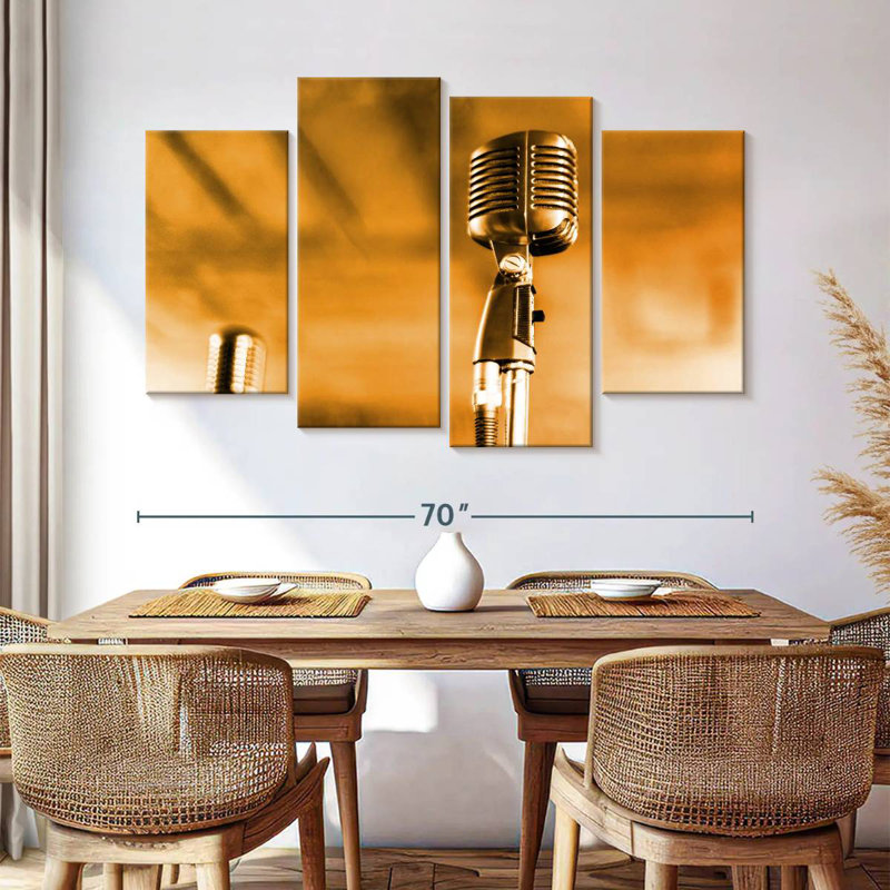 Concert Microphone, H 42 po x l 68 po