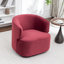 Fauteuil demi-tonneau pivotant rembourré Tybias-614981180