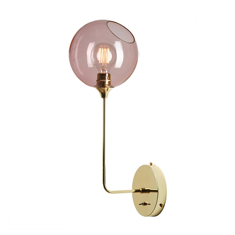 Ballroom 1 - Light Armed Sconce, Gold, Blue, 23" H x 8" W x 8" D