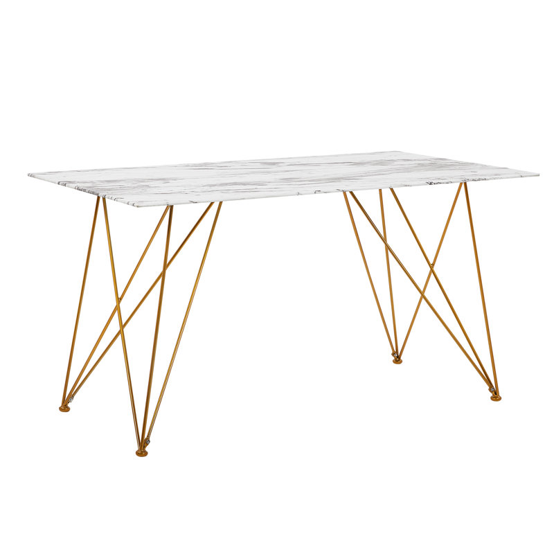 Migrati Metal Base Dining Table