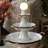 Jambi Handcrafted Outdoor Ceramic / Porcelain Floor Fountain with Lights