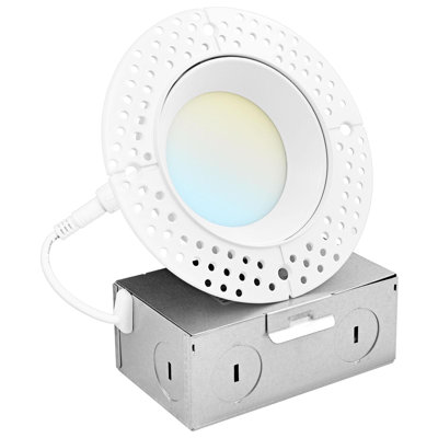 3'' Dimmable Air-Tight IC Rated LED Canless Recessed Lighting Kit