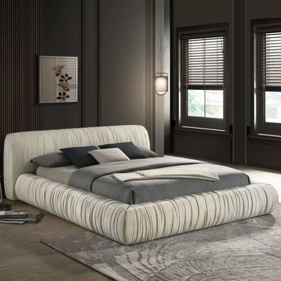 Queen Bed, Ivory