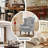Upholstered Wingback Accent Chair With Rolled Arm And Solid Wood Leg-1424565024