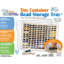 Elizabeth Ward Organizer Plastic Art Carrying Case-1987273341