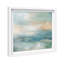 Turquoise Echoes II Shadowbox Abstract Print by Oliver Gal, Black Frame, 12 x 12-1955088357-1955088358