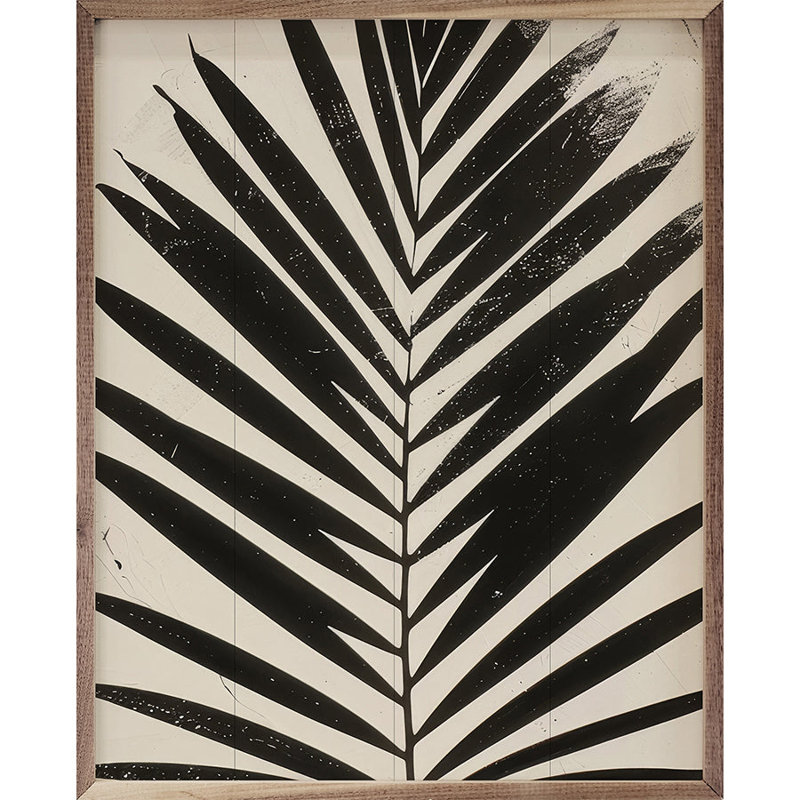 Tropic Palms II By Petals Prints Design, H 10 po x l 8 po