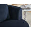 Fauteuil demi-tonneau pivotant en fausse fourrure-518636623