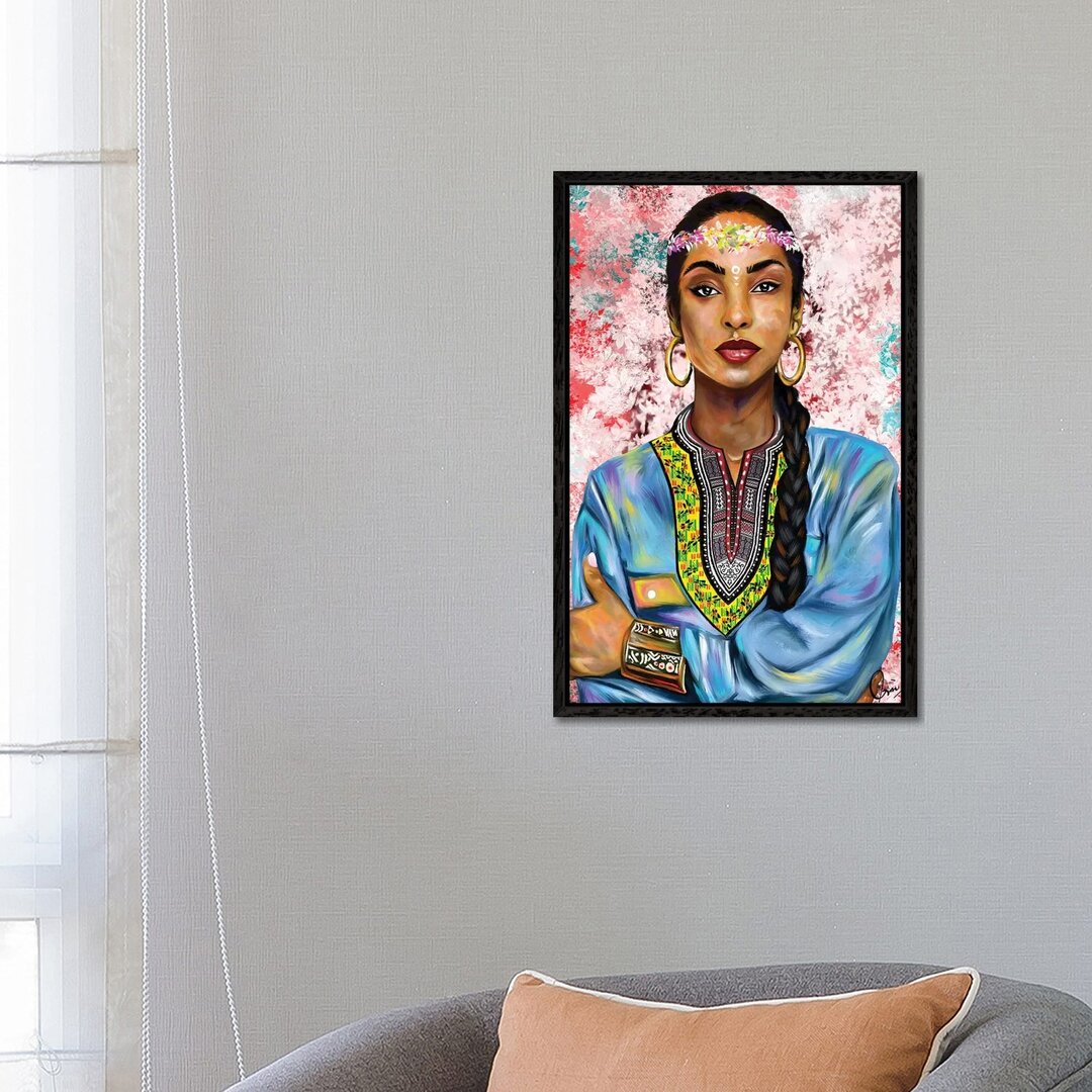 Leinwandbild - Grafikdruck „Sade Adu” von Crixtover Edwin