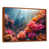 Toile avec cadre flottant brun