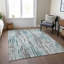 Machine Washable Indoor/Outdoor Cinead ACN1684 Teal 2'6" x 3'10" Rug-104737730