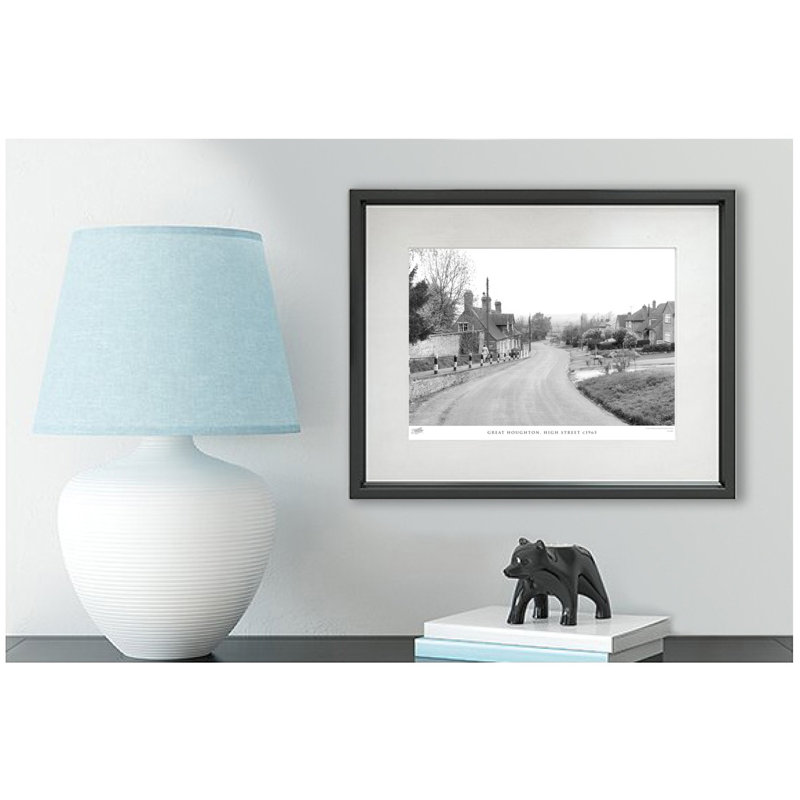 Great Houghton, High Street C1965 by Francis Frith - Single Picture Frame Print, 60cm H x 80cm W x 2.3cm D