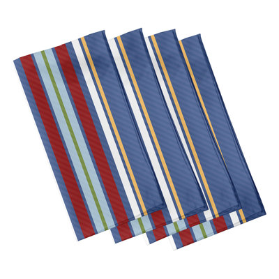 Lamaris Polyester Striped Square Napkin