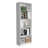 Clawson 4 Piece Living Room Set with 4 Bookcases, White
