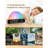 Sunrise Alarm Clock Wake Up Light With Sunrise Simulation White Noise Machine Touch Control Bedside Lamps Colours Atmosphere Lamp 30/60/90 Sleep Timer 13 Nature Sounds