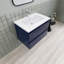 Meuble-lavabo flottant moderne simple Alcester Ivy Bronx-1100120578