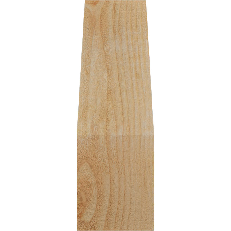 Attelle impériale du genou, Sapin de Douglas, Brute, H 20 po x l 6 po x P 8 po