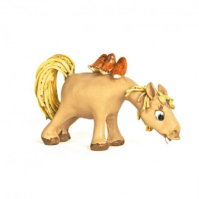 Figurine en polyrésine avec un peu d’oiseaux Jolie
