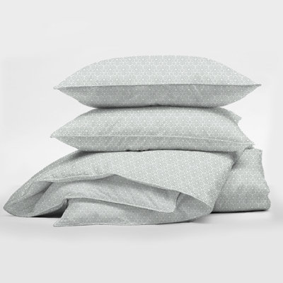 Perry Reversible Cotton Duvet Cover Set
