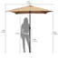 Parasol de marché Boligee-112818388