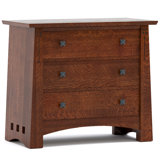 Highlands 3 - Drawer Solid Wood Nightstand