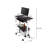 McClanan 45.5'' H x 29.5'' W Laptop Cart with Wheels-1360674525