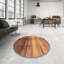 Tapis abstrait brun foncé-1817575991
