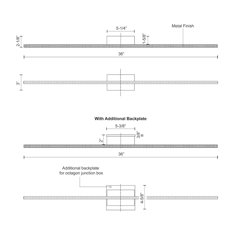 Vega Minor 1 - Light LED Bath Bar, Brushed Nickel