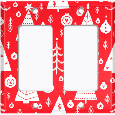 Holiday Themed 2 - Gang Rocker Standard Wall Plate